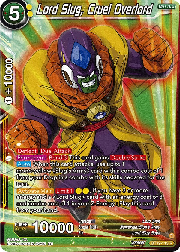 Lord Slug, Cruel Overlord (BT19-113) [Fighter's Ambition] | Good Games Adelaide SA