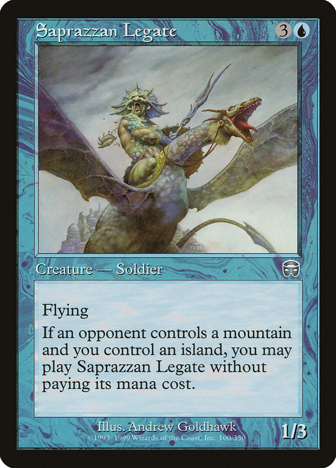 Saprazzan Legate 100 (Mercadian Masques)  - Foil | Good Games Adelaide SA