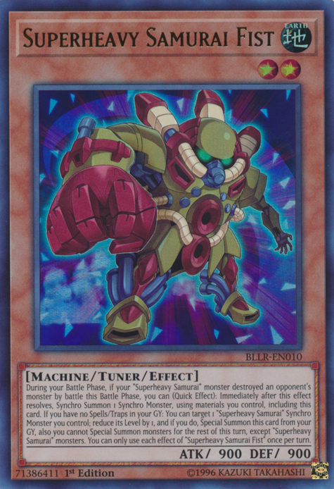 Superheavy Samurai Fist [BLLR-EN010] Ultra Rare | Good Games Adelaide SA