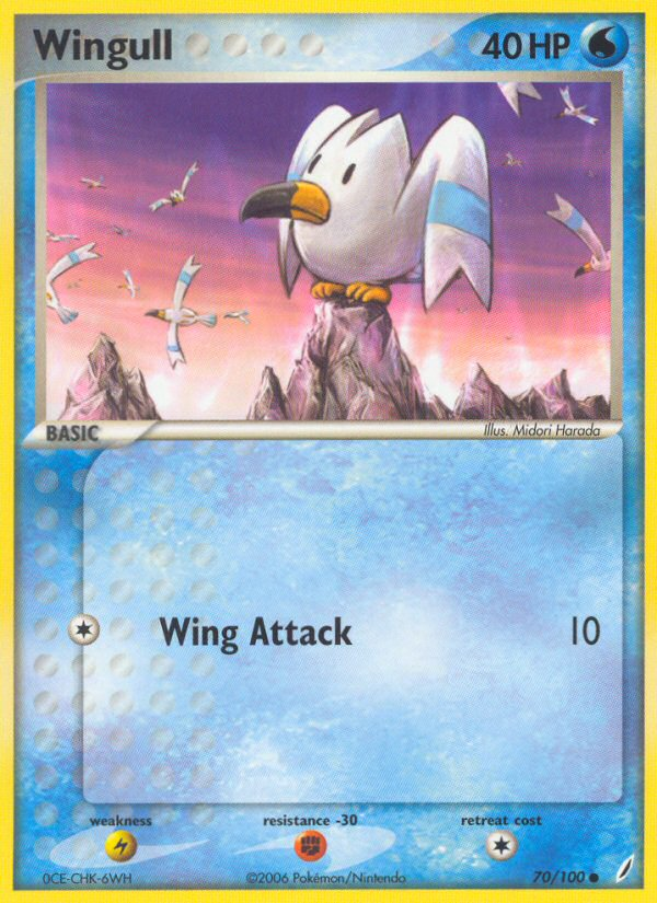 Wingull (70/100) [EX: Crystal Guardians] | Good Games Adelaide SA
