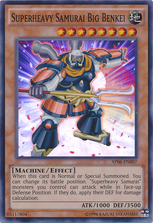 Superheavy Samurai Big Benkei [AP06-EN007] Super Rare | Good Games Adelaide SA