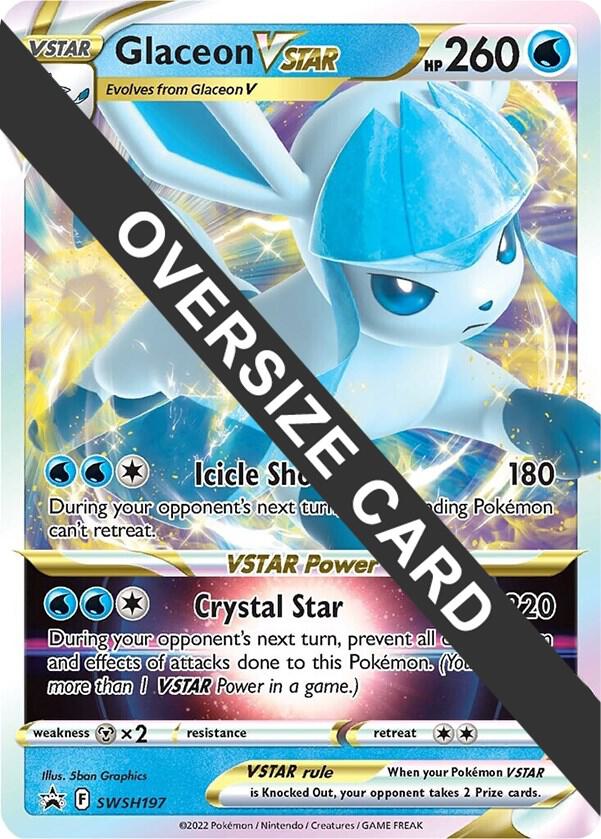 Glaceon VSTAR SWSH197 SWSH197 (Jumbo Cards)  - Holofoil | Good Games Adelaide SA