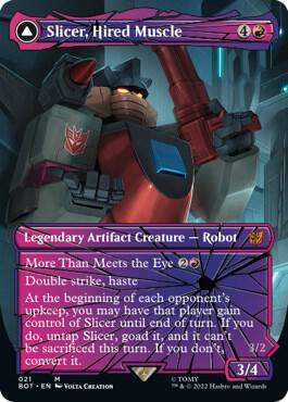 Slicer Hired Muscle Shattered Glass 21 (Universes Beyond: Transformers)  | Good Games Adelaide SA