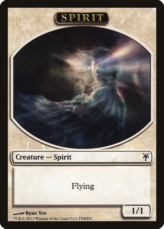 Spirit Token 1 (Duel Decks: Sorin vs. Tibalt)  | Good Games Adelaide SA