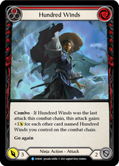 Hundred Winds (Red) [EVR041] (Everfest)  1st Edition Rainbow Foil | Good Games Adelaide SA
