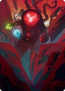 Omnath Locus of All Art Card 62 81 62 (Art Series: March of the Machine)  | Good Games Adelaide SA