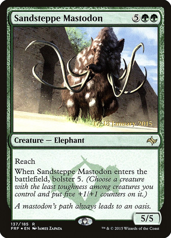 Sandsteppe Mastodon [Fate Reforged Promos] | Good Games Adelaide SA