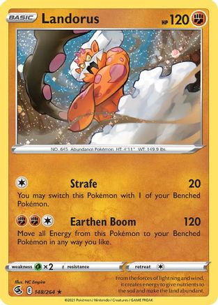 Landorus (148/264) (Cosmos Holo) [Sword & Shield: Fusion Strike] | Good Games Adelaide SA