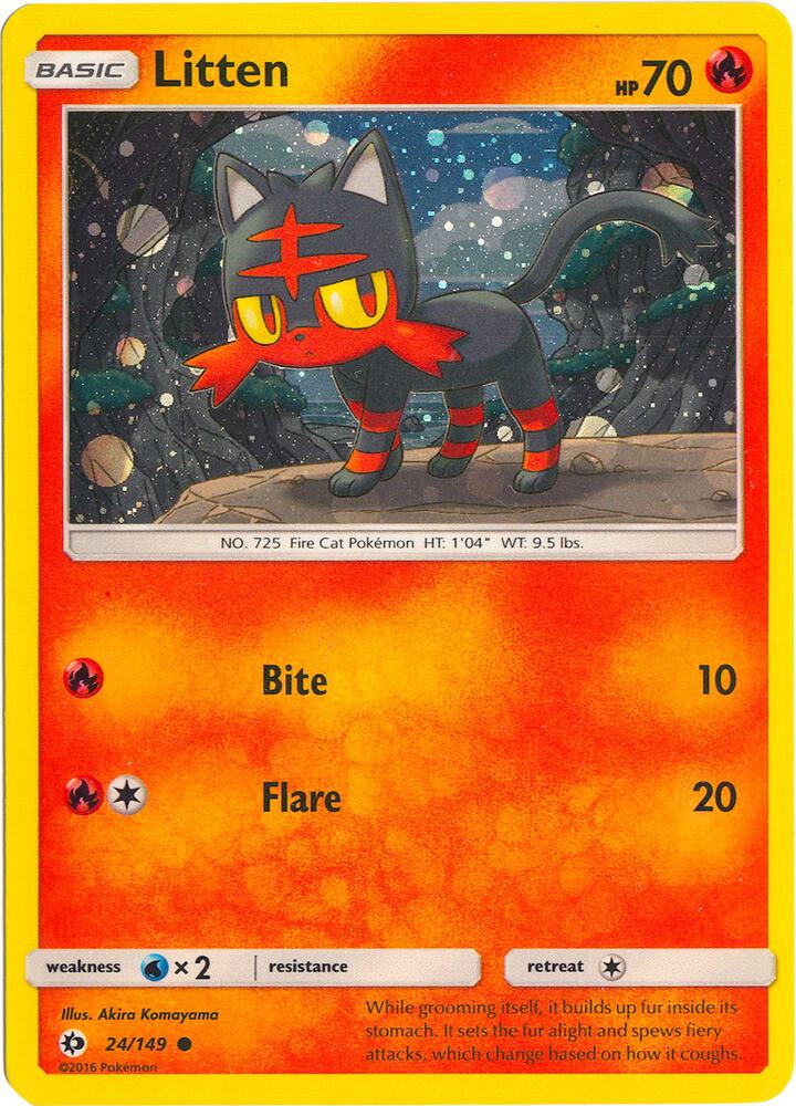 Litten 024/149 (Miscellaneous Cards & Products)  - Cosmo Holofoil | Good Games Adelaide SA
