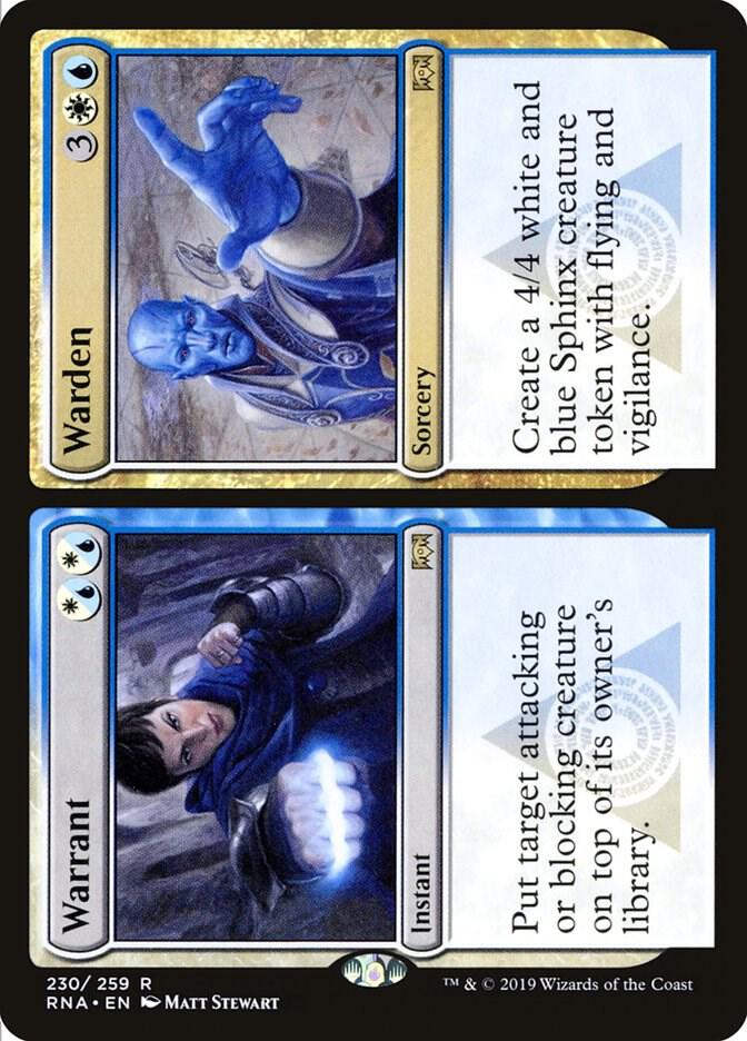 Warrant // Warden 230 (Ravnica Allegiance)  | Good Games Adelaide SA