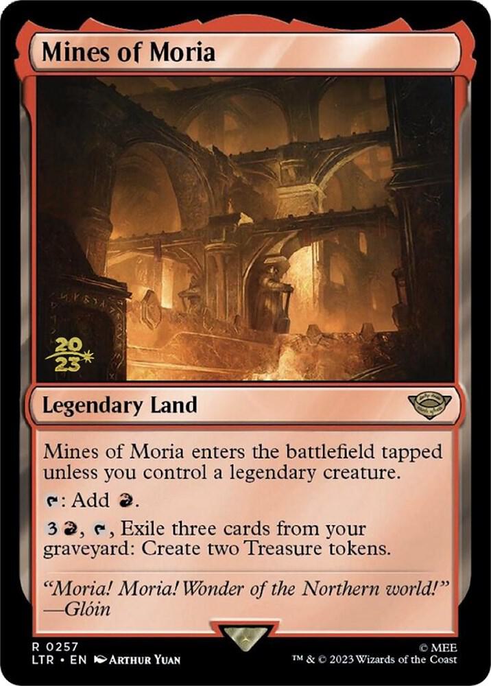 Mines of Moria 257 (Prerelease Cards)  - Foil | Good Games Adelaide SA