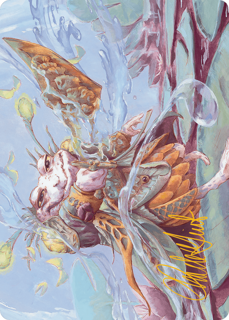 Glarb, Calamity's Augur Art Card (Gold-Stamped Signature) [Bloomburrow Art Series] | Good Games Adelaide SA