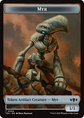Snake // Myr Double-Sided Token [Tarkir: Dragonstorm Commander Tokens] | Good Games Adelaide SA