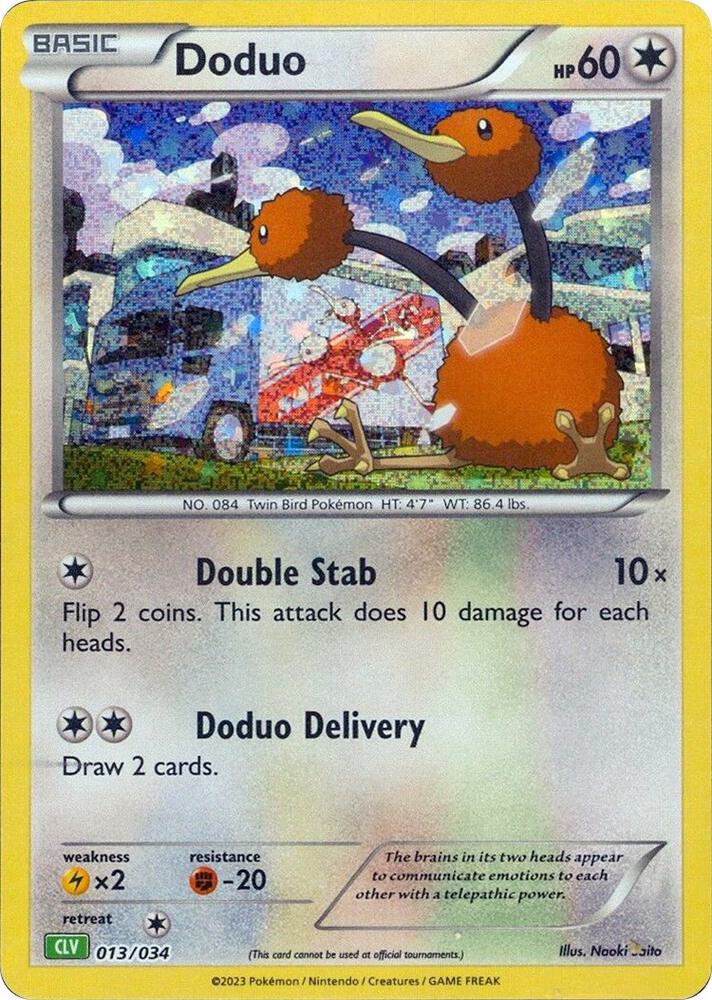 Doduo 013/034 (Trading Card Game Classic)  - Holofoil | Good Games Adelaide SA