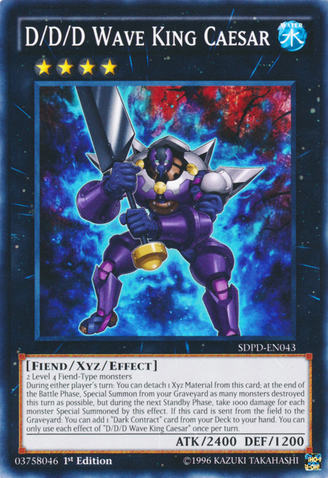 D/D/D Wave King Caesar [SDPD-EN043] Common | Good Games Adelaide SA