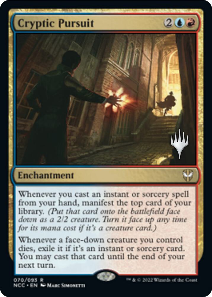 Cryptic Pursuit 70 (Promo Pack: Streets of New Capenna)  - Foil | Good Games Adelaide SA