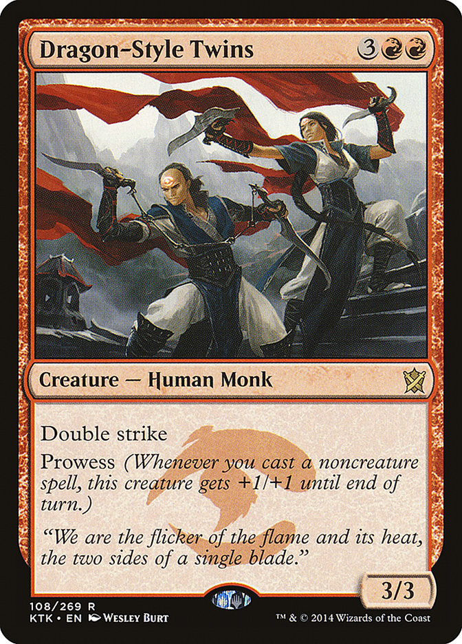 Dragon-Style Twins 108 (Khans of Tarkir)  - Foil | Good Games Adelaide SA