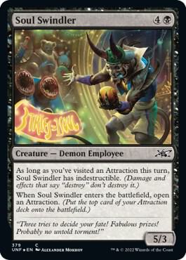 Soul Swindler Galaxy Foil 379 (Unfinity)  - Foil | Good Games Adelaide SA