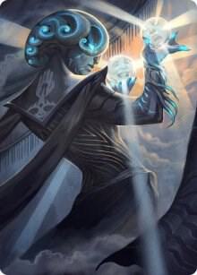 Queza Augur of Agonies Art Card 75 (Art Series: Streets of New Capenna)  | Good Games Adelaide SA