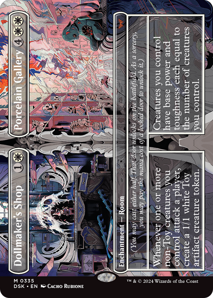 Dollmaker's Shop // Porcelain Gallery (Borderless) [Duskmourn: House of Horror] | Good Games Adelaide SA