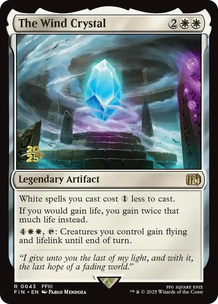 The Wind Crystal 43 (Prerelease Cards)  - Foil | Good Games Adelaide SA