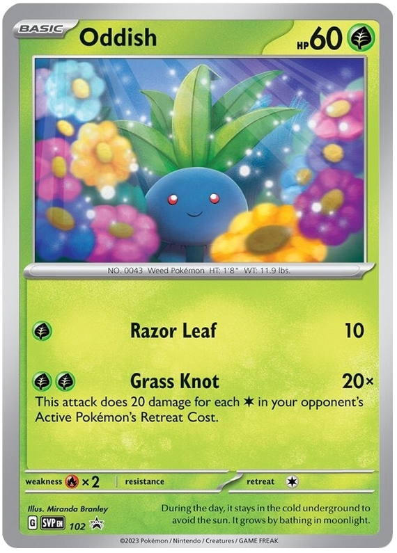 Oddish (102) [Scarlet & Violet: Black Star Promos] | Good Games Adelaide SA