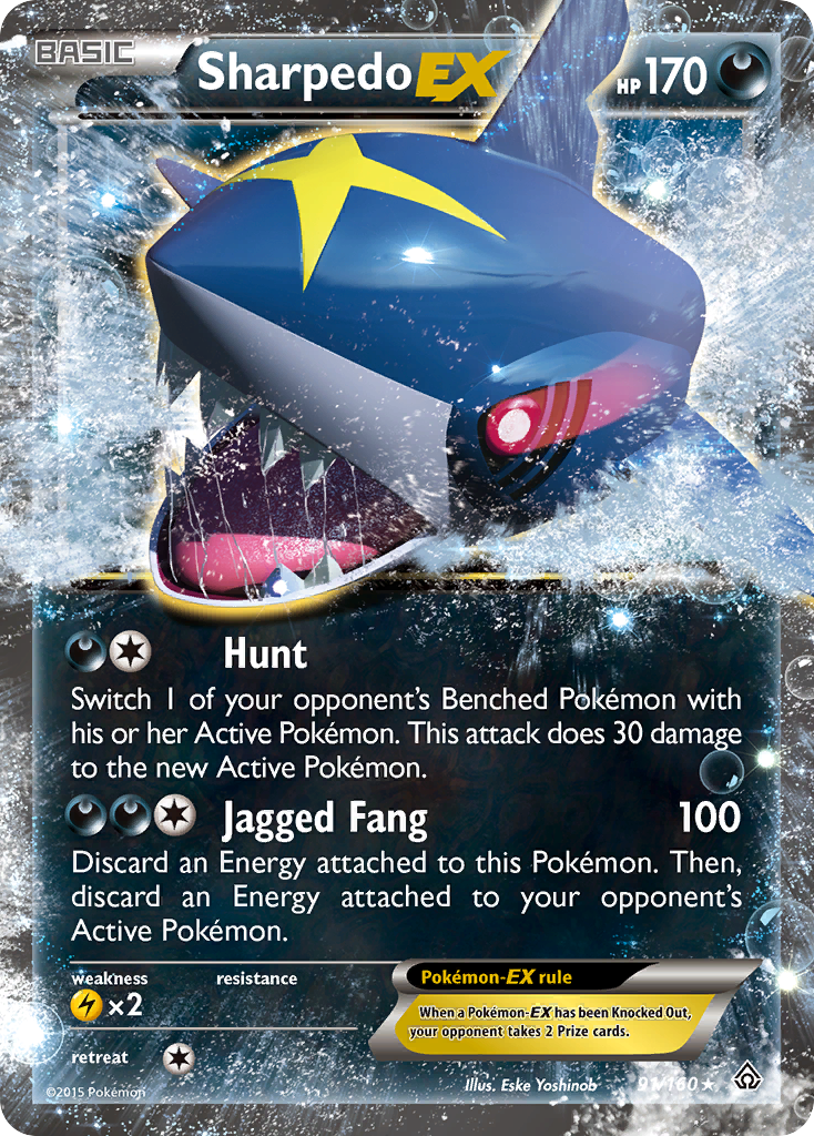 Sharpedo EX (91/160) [XY: Primal Clash] | Good Games Adelaide SA