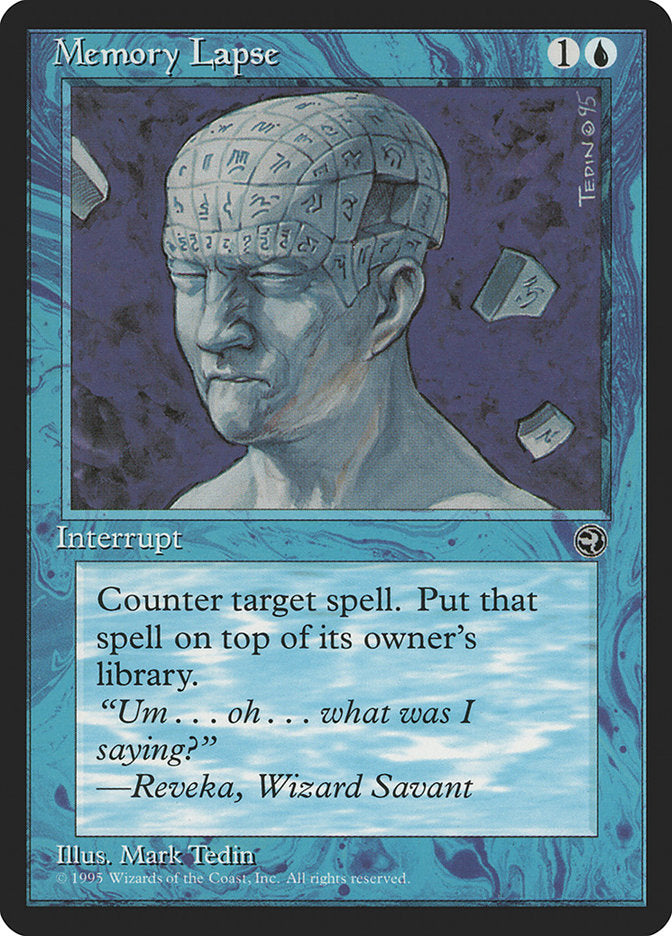 Memory Lapse (Reveka Flavor Text) [Homelands] | Good Games Adelaide SA