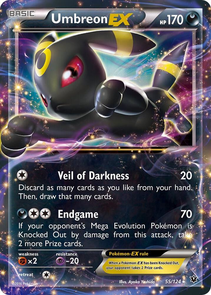 Umbreon EX 55/124 (XY - Fates Collide)  - Holofoil | Good Games Adelaide SA