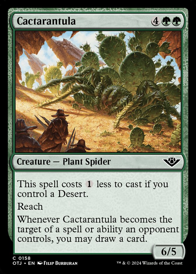 Cactarantula 158/286 (Outlaws of Thunder Junction)  | Good Games Adelaide SA