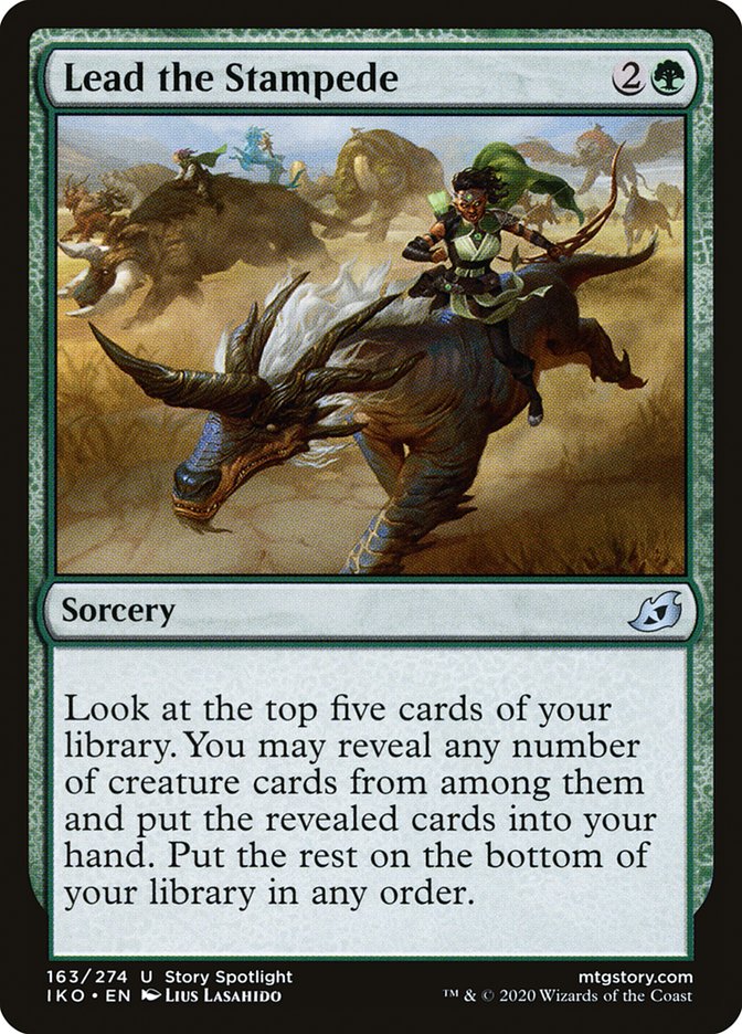 Lead the Stampede 163 (Ikoria: Lair of Behemoths)  - Foil | Good Games Adelaide SA