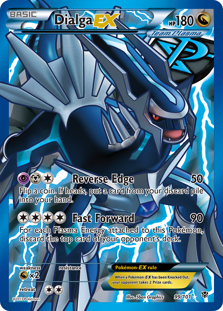 Dialga EX (99/101) [Black & White: Plasma Blast] | Good Games Adelaide SA