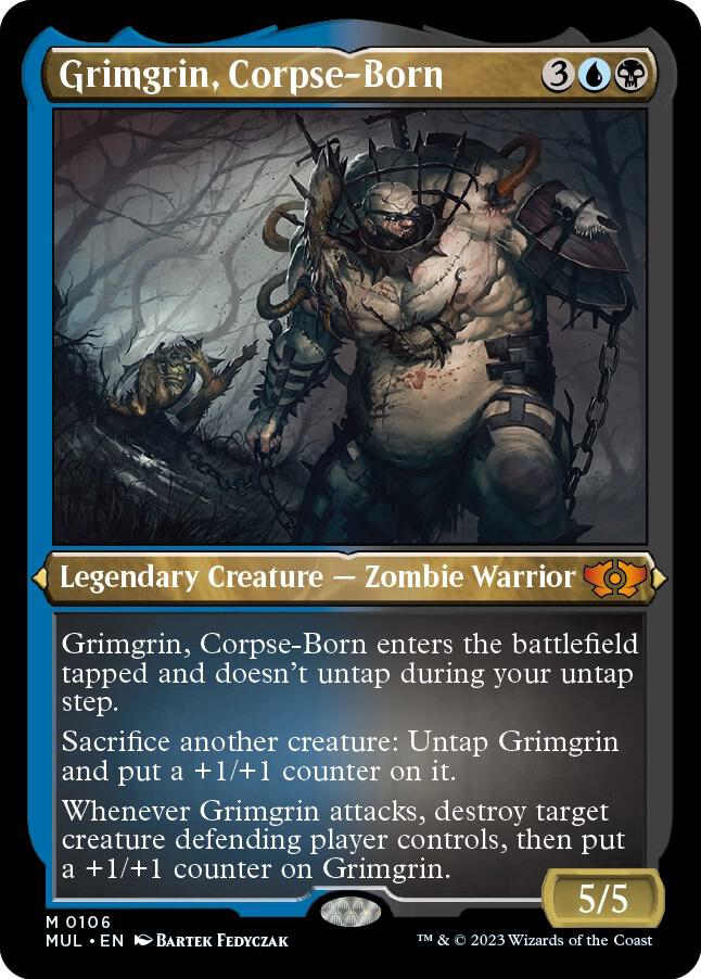 Grimgrin, Corpse-Born 106 (March of the Machine: Multiverse Legends)  - Etched Foil | Good Games Adelaide SA