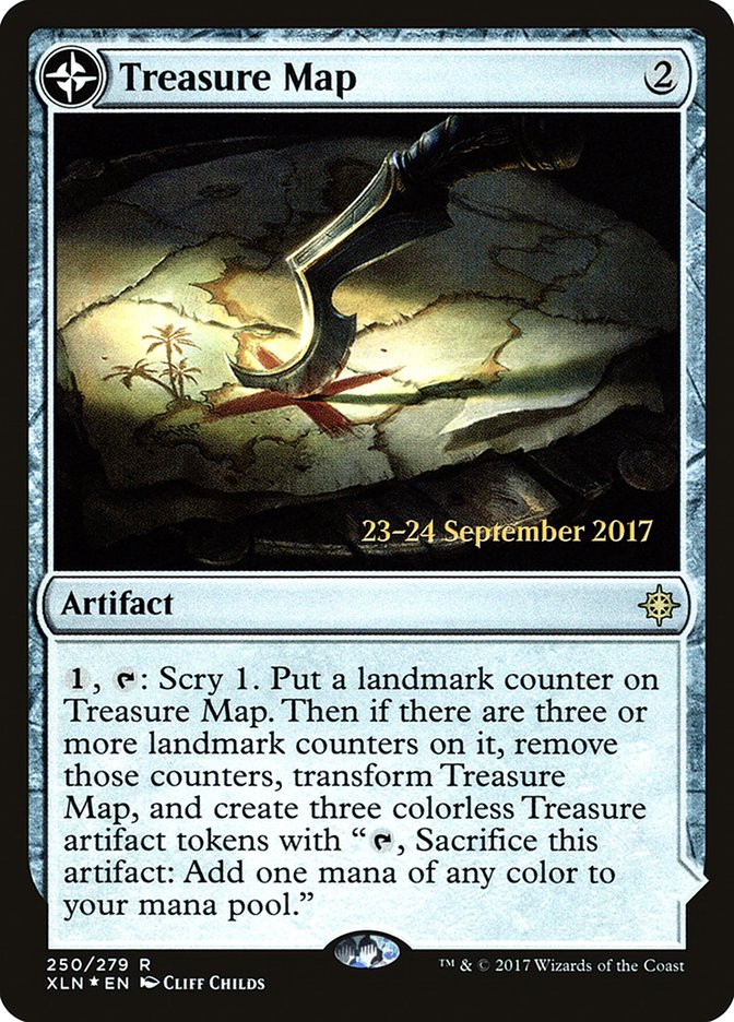 Treasure Map // Treasure Cove  [Ixalan Prerelease Promos] | Good Games Adelaide SA