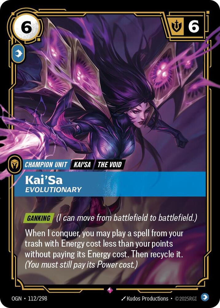 KaiSa Evolutionary 112/298 (Origins)  - Foil | Good Games Adelaide SA