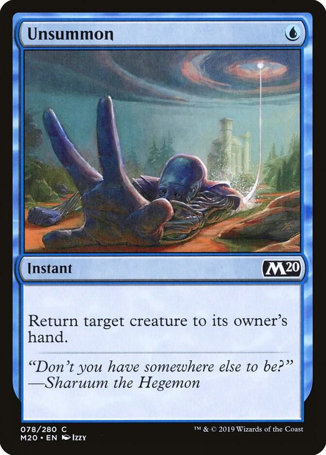 Unsummon 78 (Core Set 2020)  - Foil | Good Games Adelaide SA