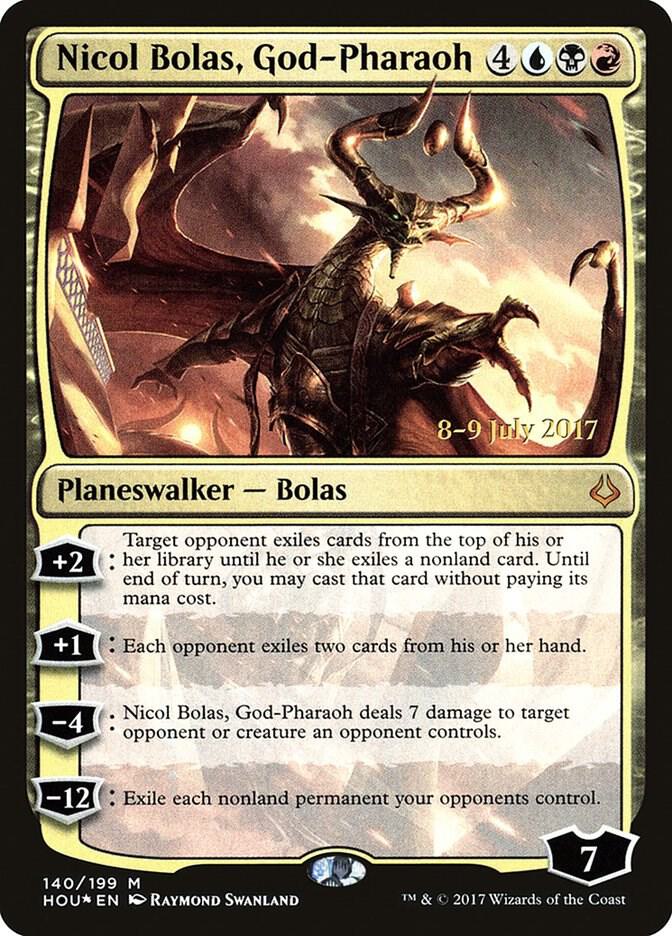 Nicol Bolas God Pharaoh 140 (Prerelease Cards)  - Foil | Good Games Adelaide SA