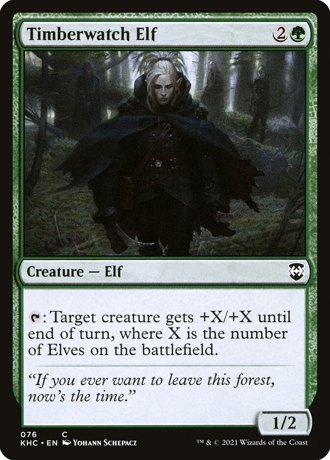 Timberwatch Elf 76 (Commander: Kaldheim)  | Good Games Adelaide SA
