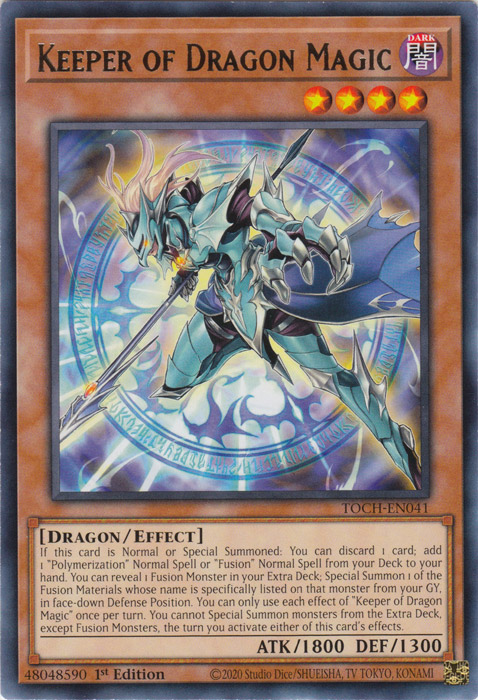 Keeper of Dragon Magic [TOCH-EN041] Rare | Good Games Adelaide SA