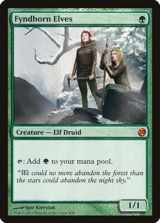 Fyndhorn Elves 4 (From the Vault: Twenty)  - Foil | Good Games Adelaide SA