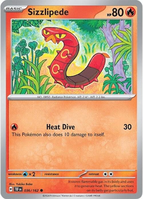 Sizzlipede 036/162 (SV05: Temporal Forces)  - Reverse Holofoil | Good Games Adelaide SA