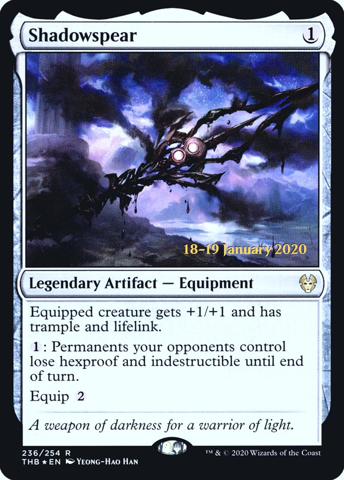 Shadowspear [Theros Beyond Death Prerelease Promos] | Good Games Adelaide SA