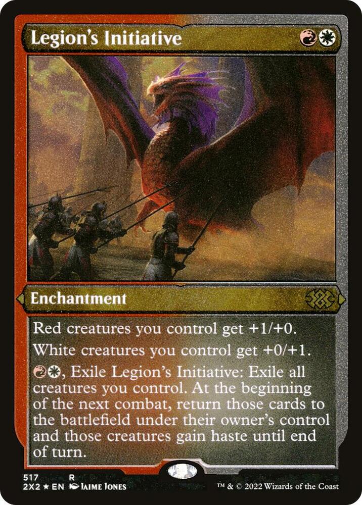 Legions Initiative Foil Etched 517 (Double Masters 2022)  - Foil | Good Games Adelaide SA