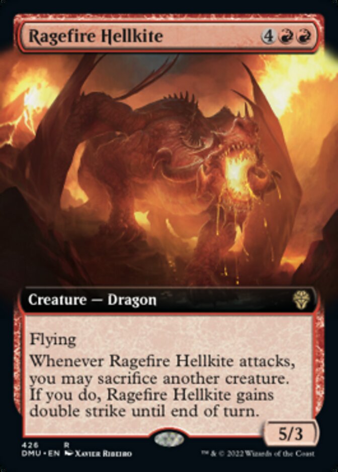 Ragefire Hellkite (Extended Art) [Dominaria United] | Good Games Adelaide SA