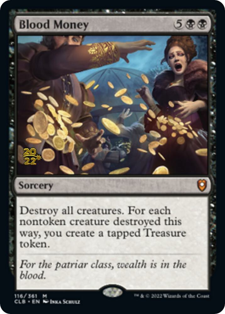 Blood Money 116 (Prerelease Cards)  - Foil | Good Games Adelaide SA
