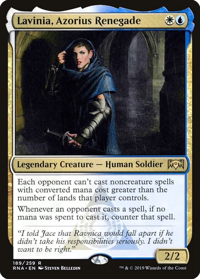 Lavinia, Azorius Renegade 189 (Ravnica Allegiance)  - Foil | Good Games Adelaide SA