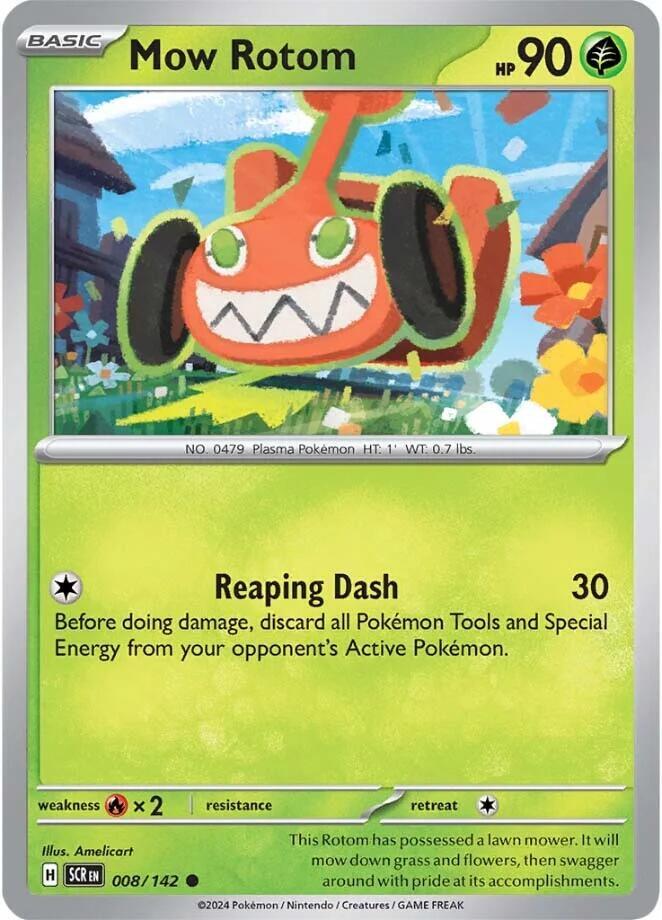 Mow Rotom 008/142 (SV07: Stellar Crown)  | Good Games Adelaide SA