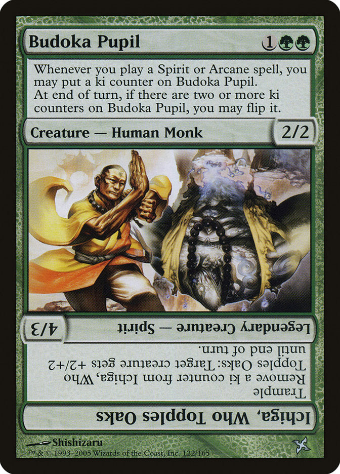 Budoka Pupil // Ichiga, Who Topples Oaks 122 (Betrayers of Kamigawa)  - Foil | Good Games Adelaide SA
