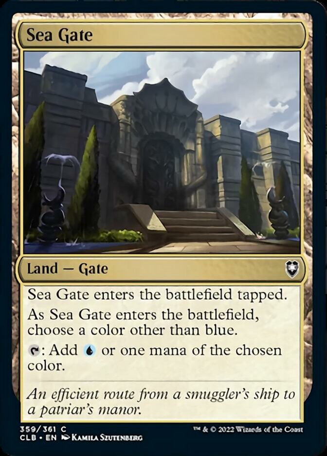 Sea Gate [Commander Legends: Battle for Baldur's Gate] | Good Games Adelaide SA