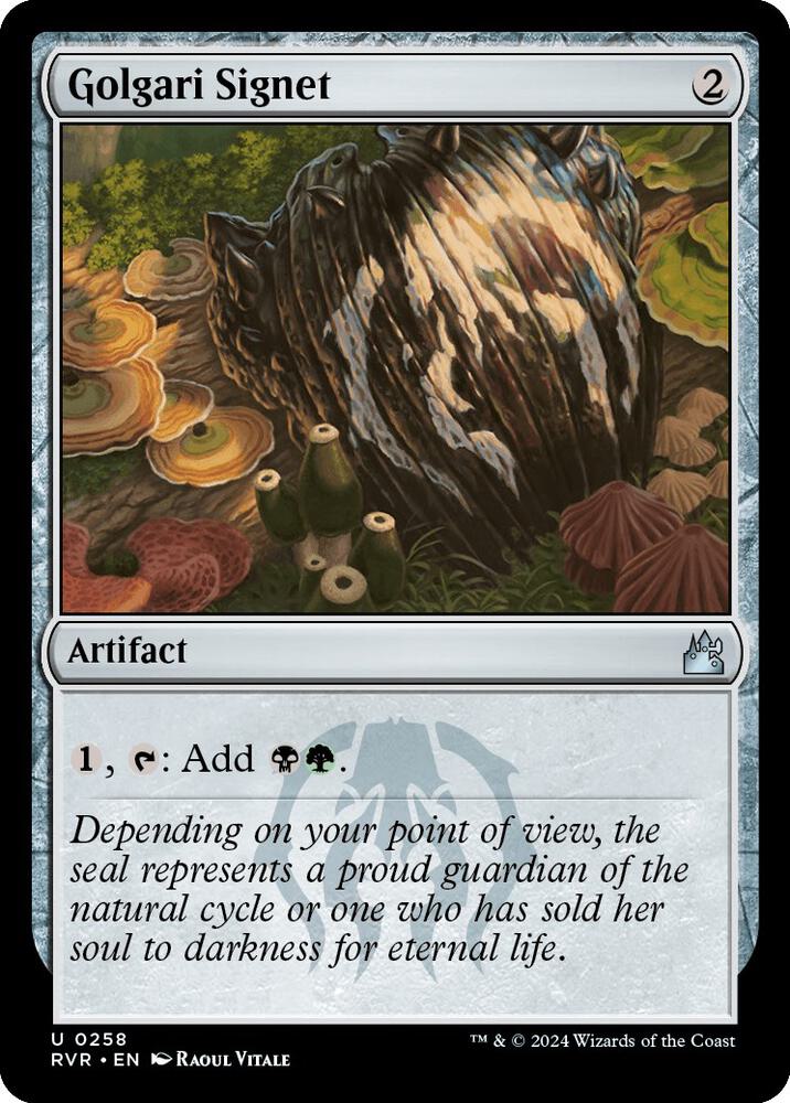 Golgari Signet 258 (Ravnica Remastered)  | Good Games Adelaide SA